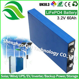 China LFP Battery Rechargeable High Power Prismatic Solar storage 3.2V 60Ah LiFePO4 Batteries Cell supplier