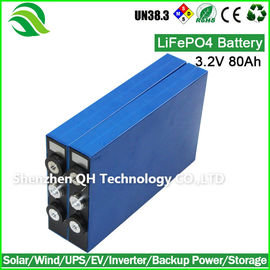 China Top Quality Chinese Factory Price Portable Power HEV/EV/RV Prismatic Lithium ion 3.2V 80Ah LiFePO4 Batteries Cell supplier