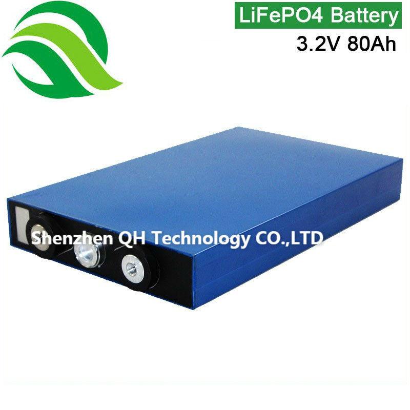 Solar Energy Storage Family Use Portable Power Rechargeable Prismatic Lithium ion 3.2V 80Ah LiFePO4 Batteries Cell