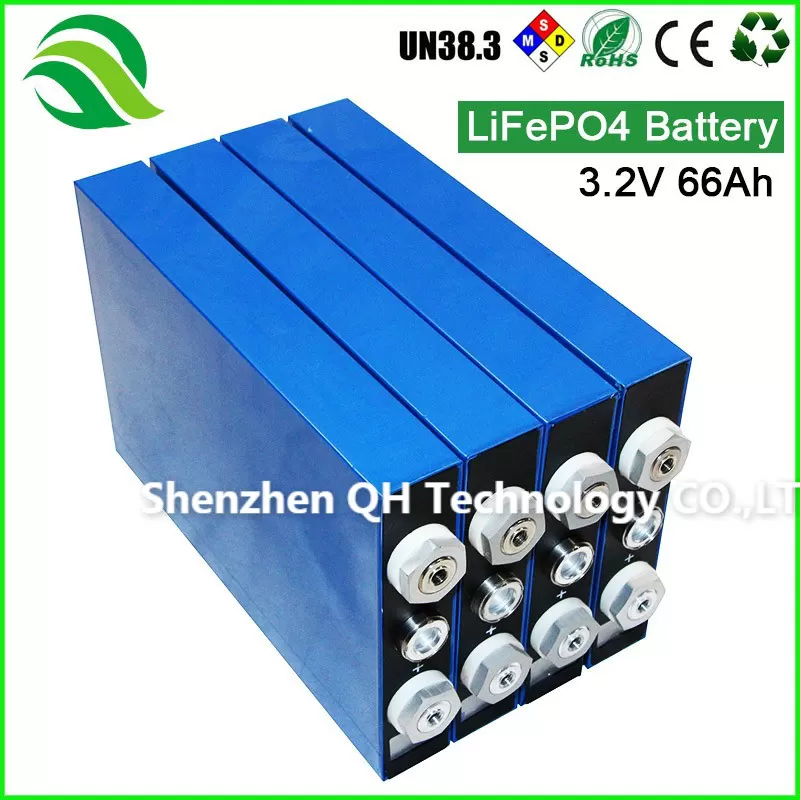 Lithium Iron Phosphate Factory Price EV/HEV/RV Solar Energy Power 3.2V 66AH LiFePO4 Batteries Cell
