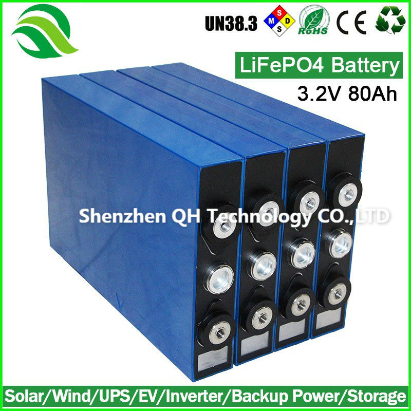 Factory Price Lithium Battery For Electric Forklift Vehicles Home Generator 3.2V 80Ah LiFePO4 Batteries Cell