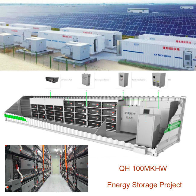 Deep Cycle Rechargeable Lifepo4 Lithium Battery For 1MKWH/10MKWH/100MKWH Large Scale ESS