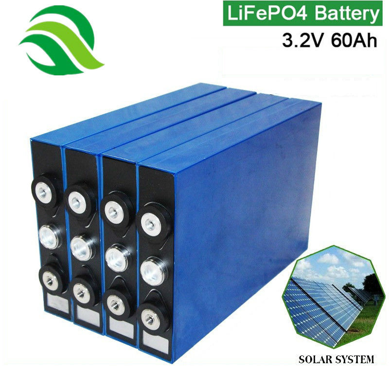 Hot Sale 3.2V 60Ah LiFePO4 Battery Cell Rechargeable Long Cycle Solar Battery For UPS Electric Scooters