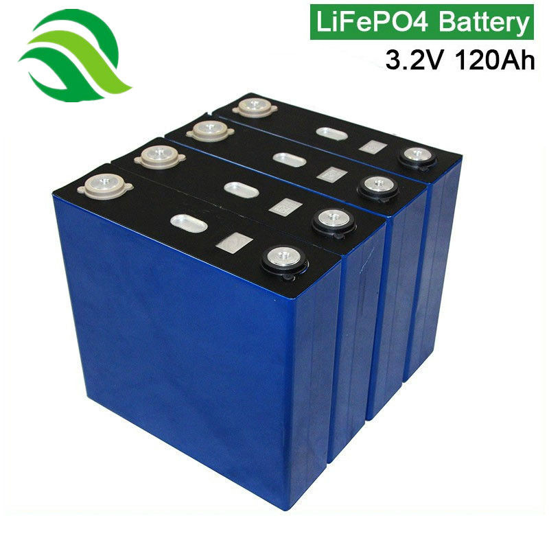 Deep Cycle life 3.2V 120Ah LiFePO4 Battery Cell Prismatic For Solar / Wind Power Energy Storage